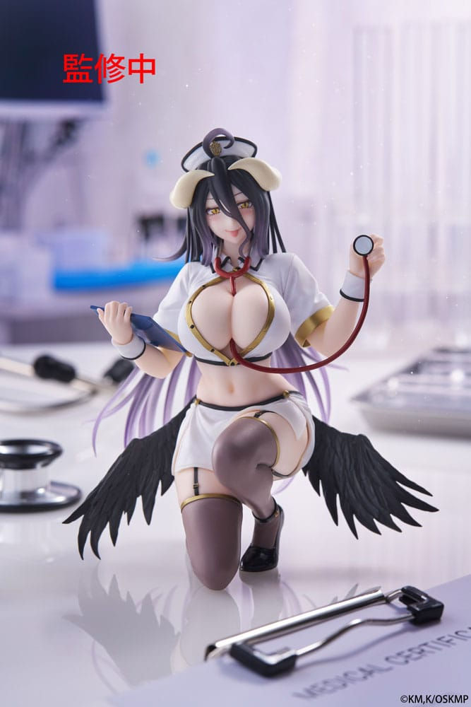 Miniatura: OVERLORD - DESKTOP CUTE FIGURE - ALBEDO - NURSE Ver. (TAITO)