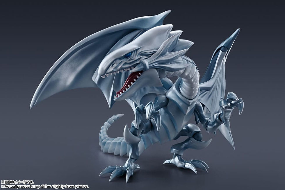 Miniatura: S.H. MonsterArts - Yu-Gi-Oh! - Blue-Eyes White Dragon (BANDAI)