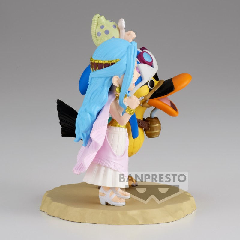 Miniatura: One Piece WCF LOG STORIES - Nefertari Vivi e Karoo (BANPRESTO)