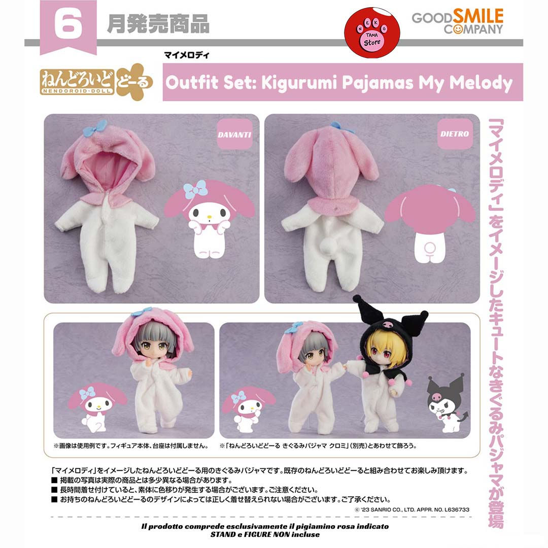 NENDOROID DOLL - Outfit Set: Kigurumi Pajamas My Melody (GOODSMILE)