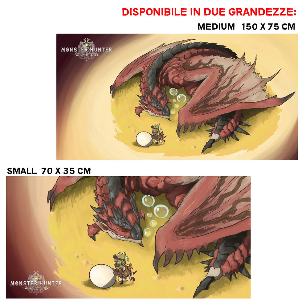 Asciugamano - Monster Hunter - Rathalos Palico Egg (Sakemi)