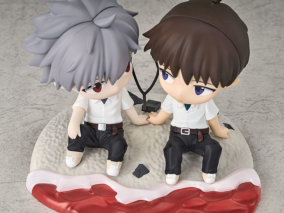 Miniatura: Rebuild of Evangelion Chibi Figure Shinji Ikari & Kaworu Nagisa (GOODSMILE)