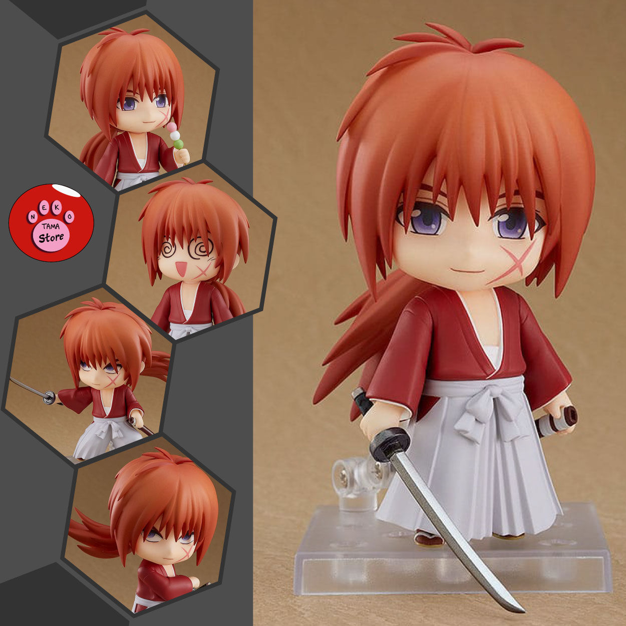 NENDOROID - Rurouni Kenshin - Kenshin Himura 2023 Ver. (GOODSMILE)