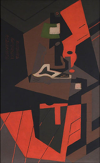 Still Life with Red Lamp, 1916