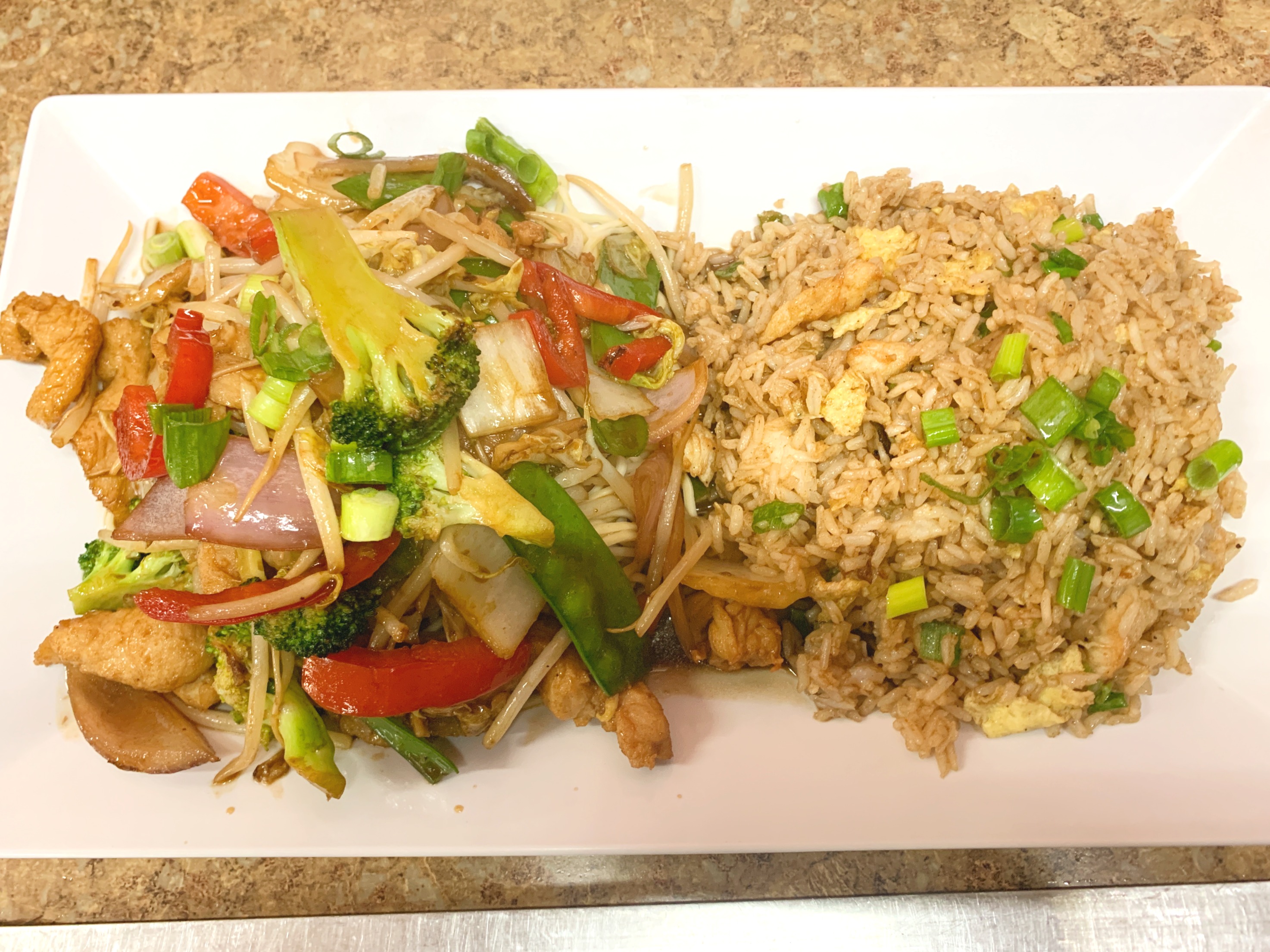 Arranged Food and Objects