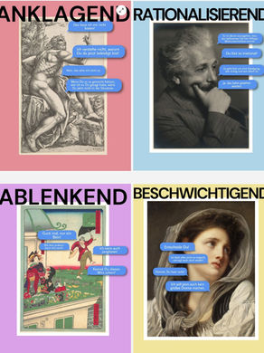 Vier Kommunikationstypen nach Virginia Satir