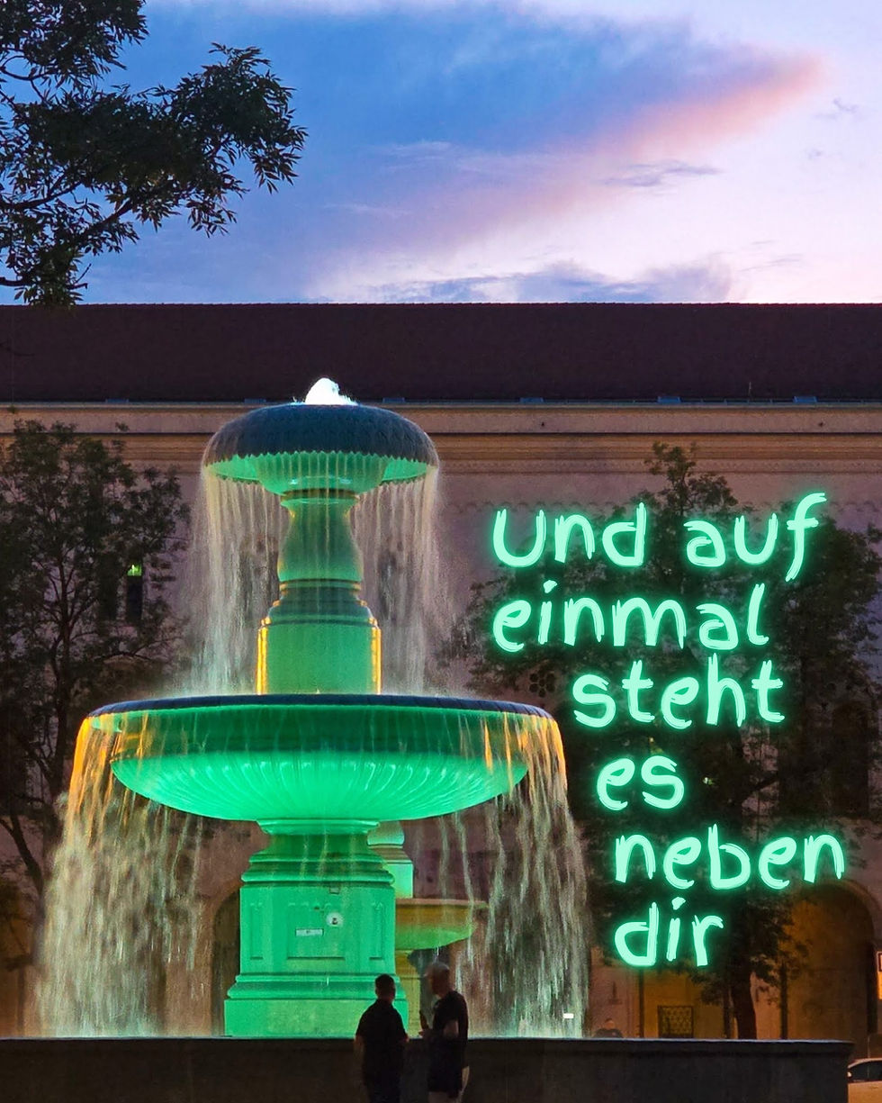 Mantra: Und auf einmal steht es neben dir