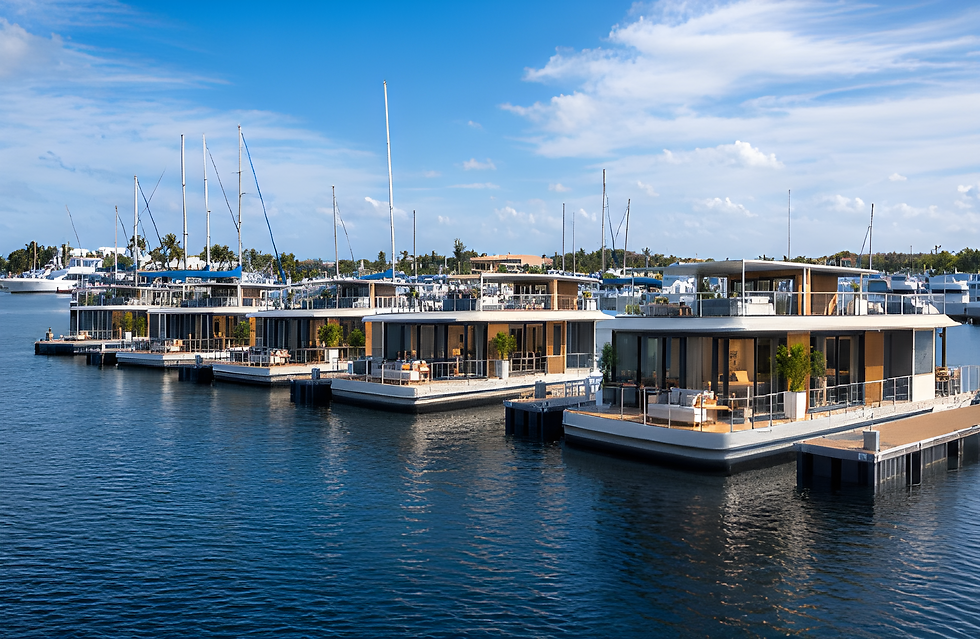 Nauti Marine Floating Suites in the Caribbean