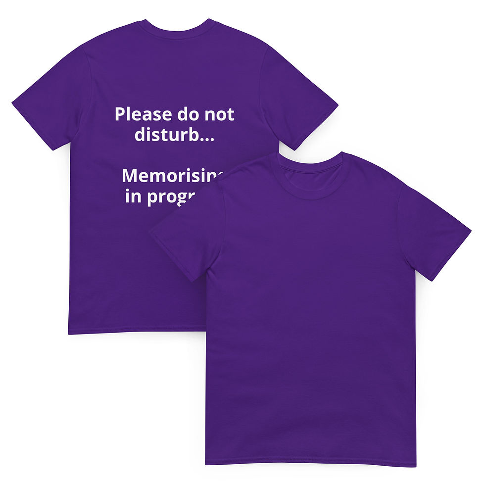 Miniature : Memorising T-Shirt