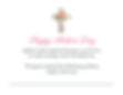 Mother's Day Layette Donation
