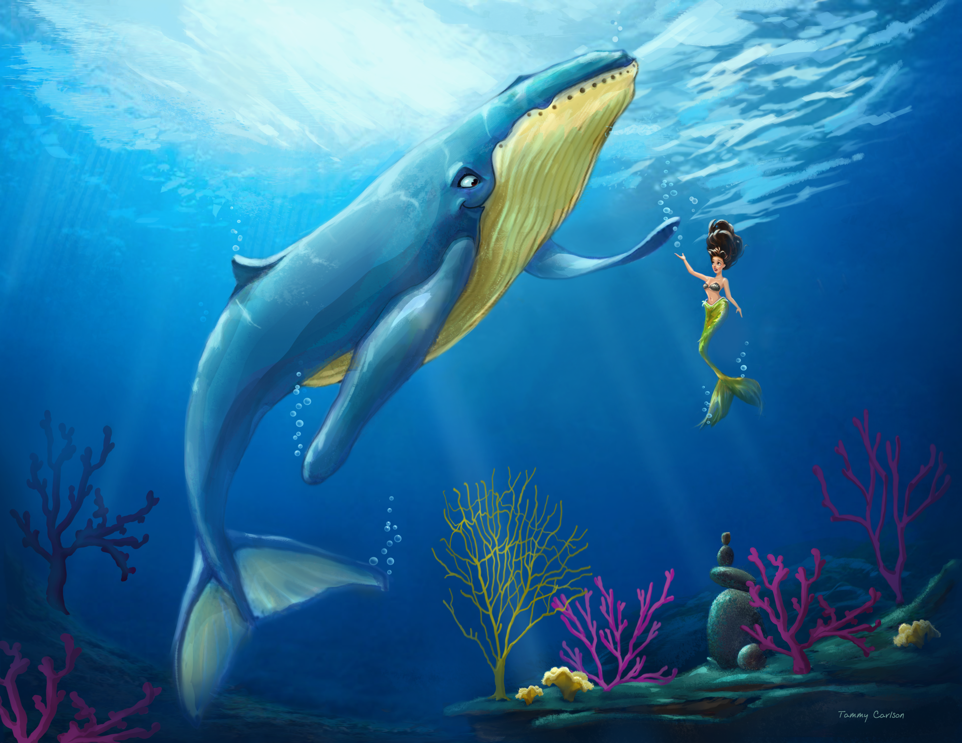 Mermaid & Friend