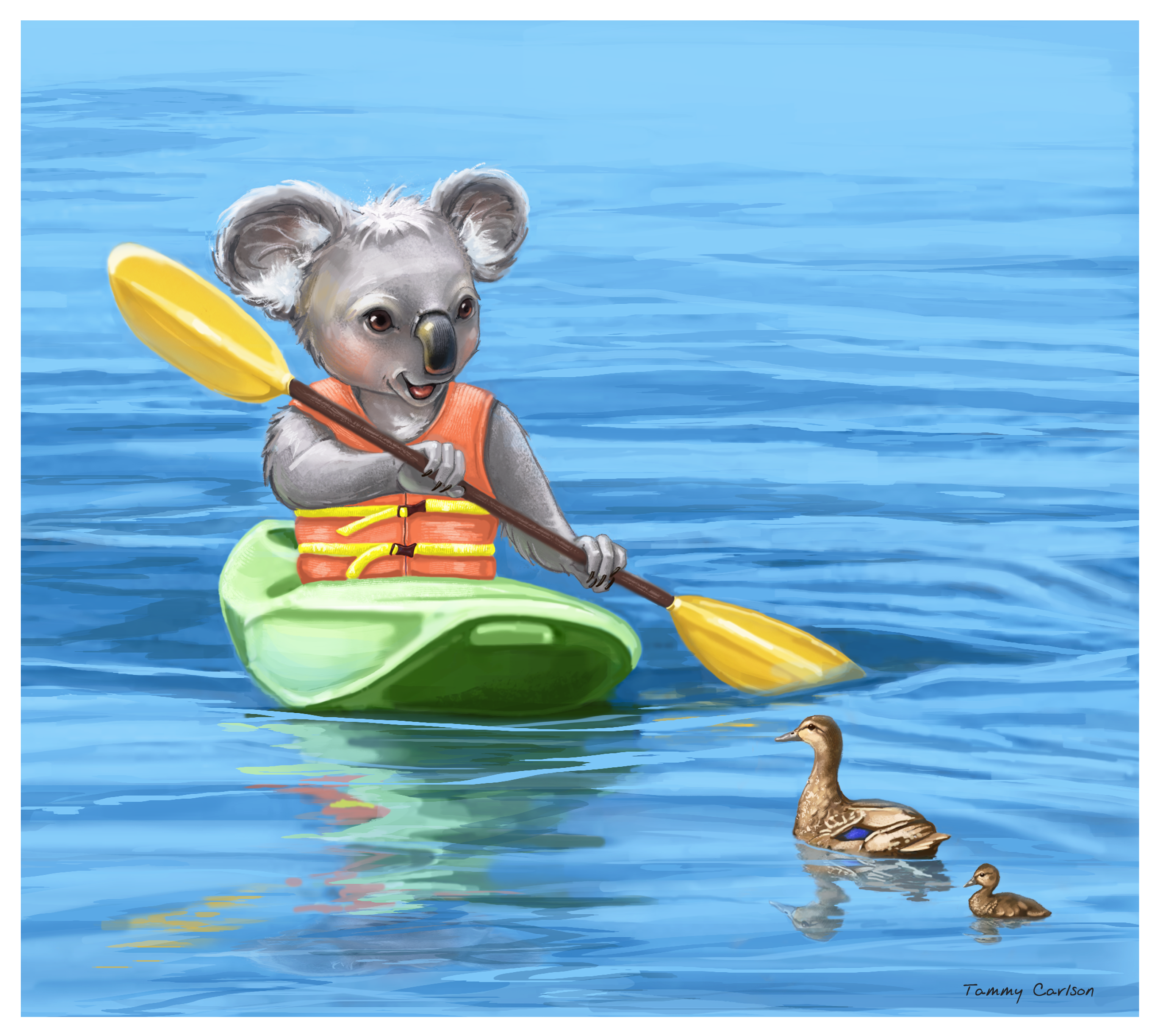 Kayaking Koala
