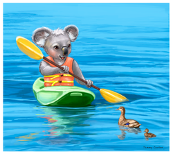 Kayaking Koala