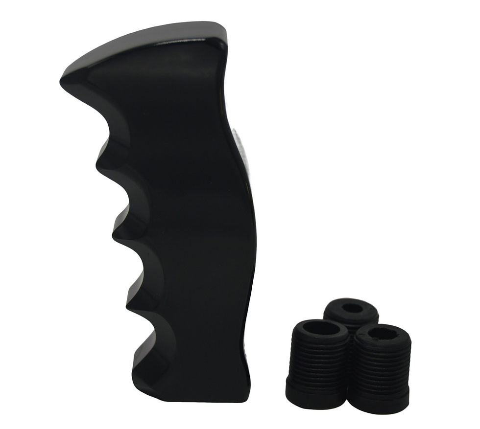 Thumbnail: KODE Billet Grid Style Screw On Gear Knob 11cm Long-Black