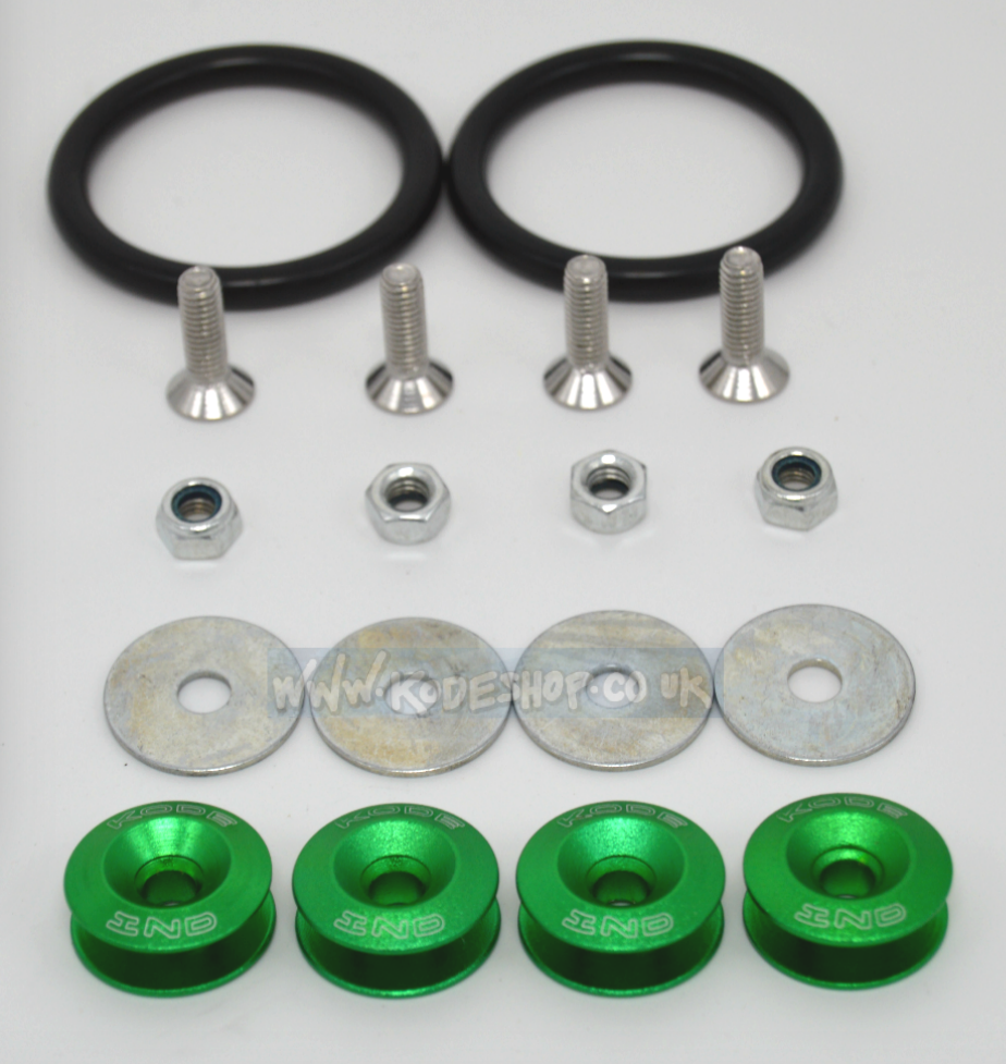 KODE Bumper Quick Release Kit Fastener-GREEN