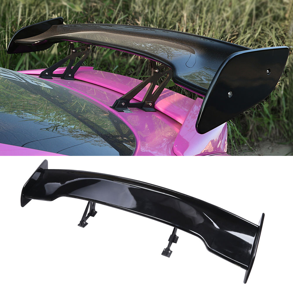 1.45m Long Universal Rear Spoiler Wing in Gloss Black