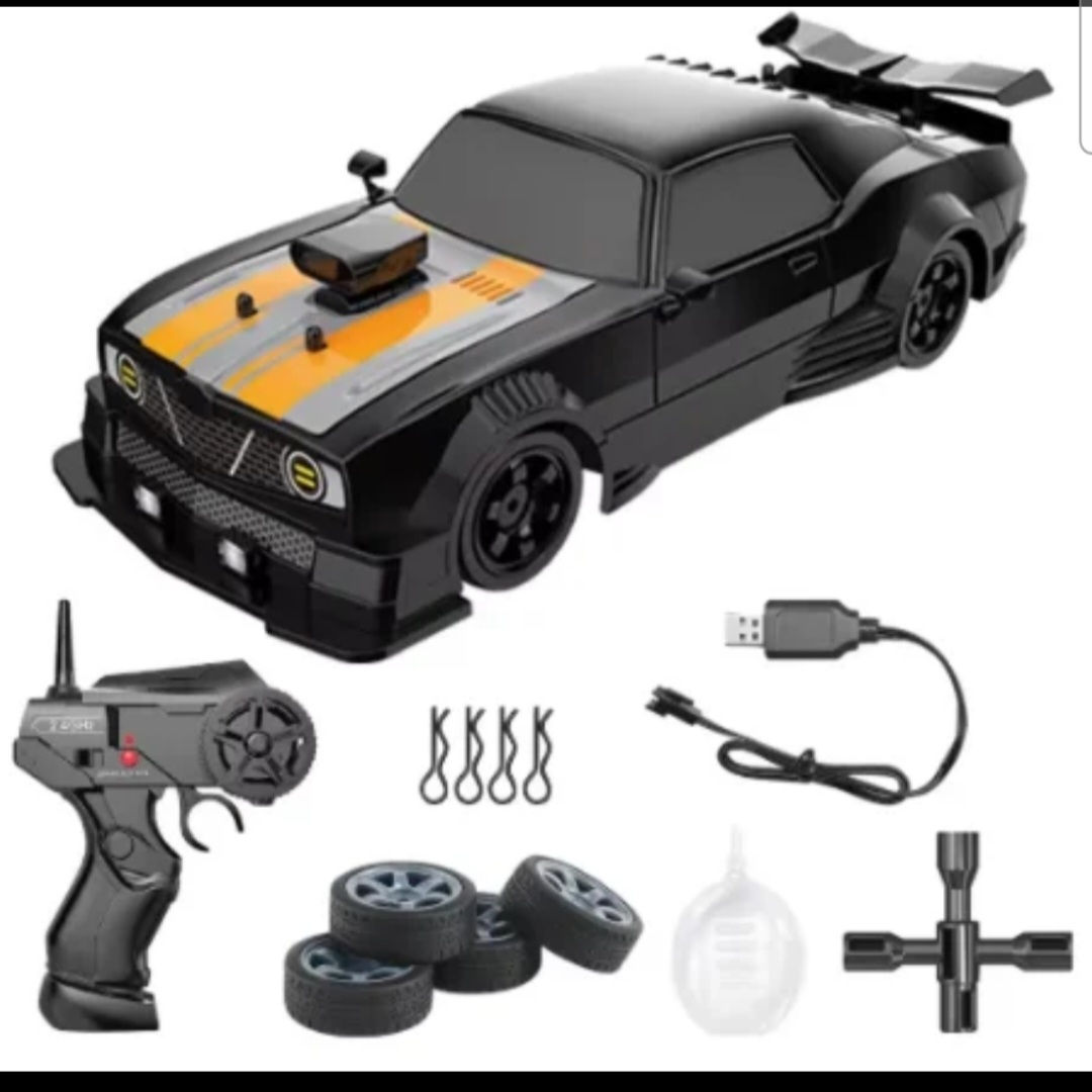 Charger 1:16 R/C 4wd drifting with led and spray