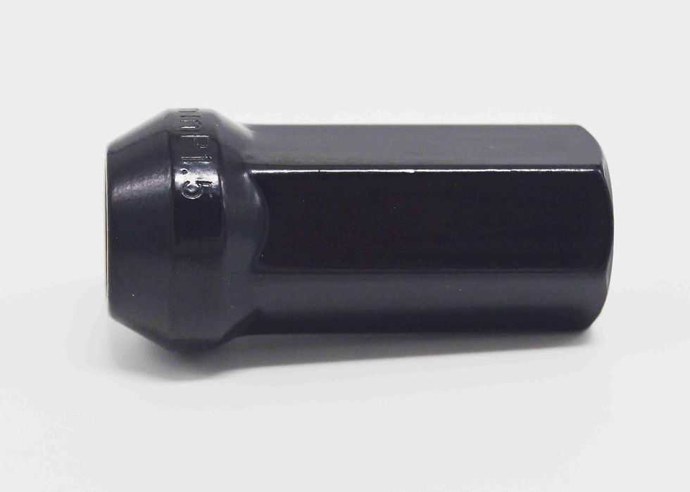 Thumbnail: Steel Wheel Nut-Black M12 x 1.25