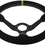 Thumbnail: Kode-350mm Suede New Deep Dish Steering Wheel Green Stitch 6x70mm PCD Fits