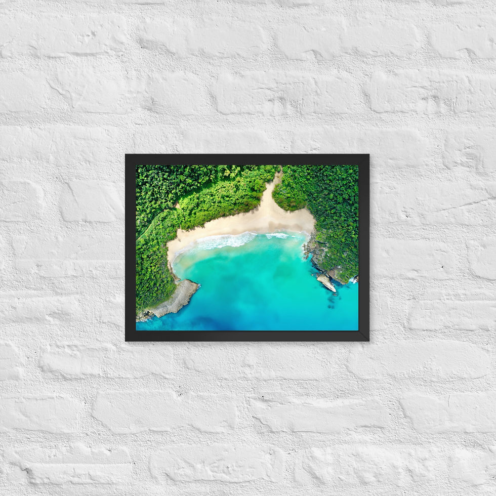 Thumbnail: Framed Poster - Trunk Bay, Tortola, British Virgin Islands