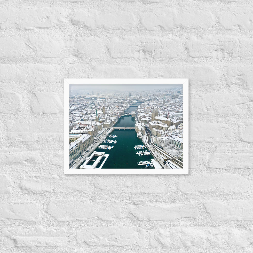 Miniature : Framed Poster - Limmat, Zurich, Switzerland
