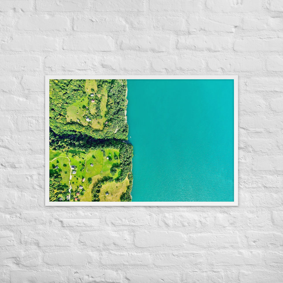 Thumbnail: Framed Poster - Walensee, St. Gallen, Switzerland