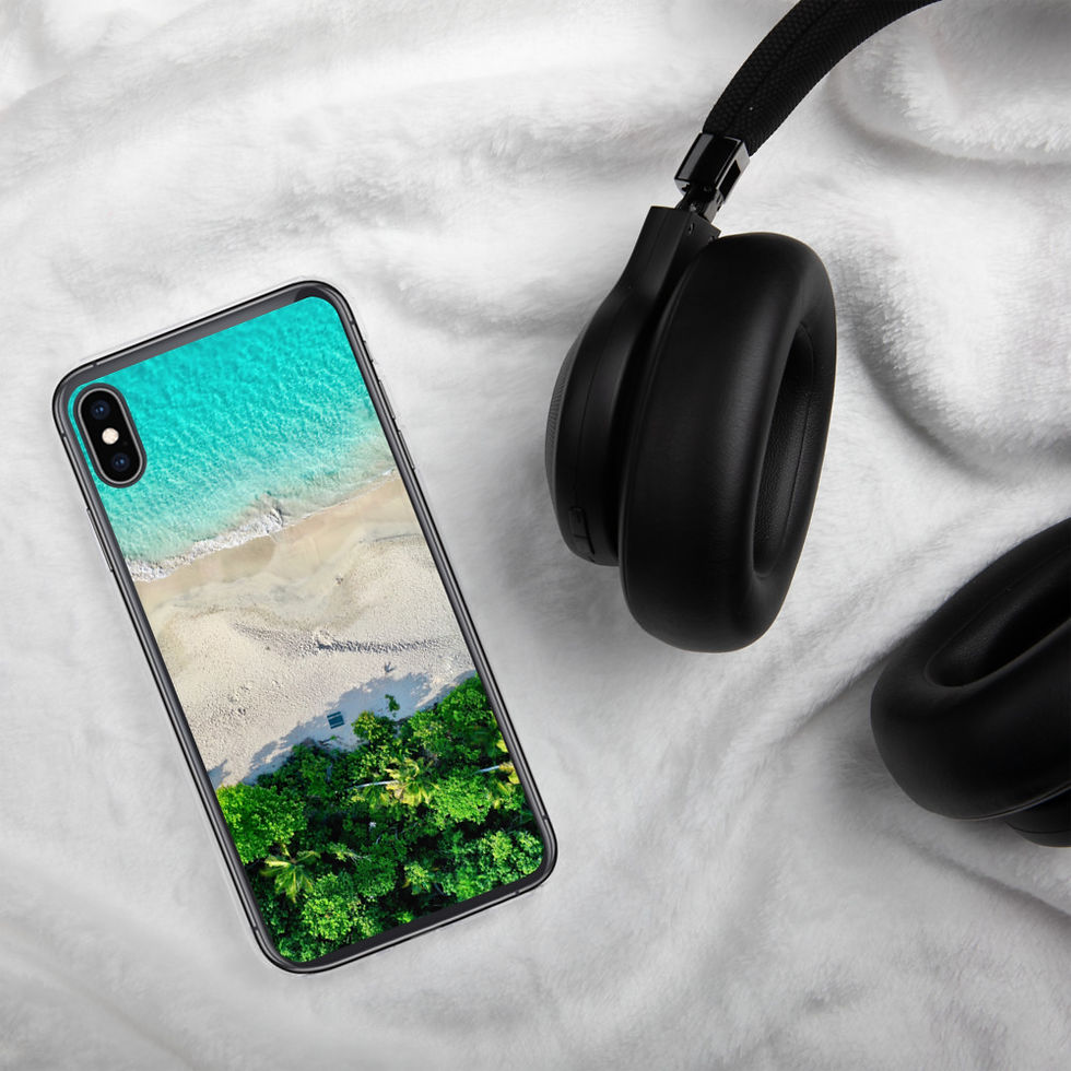 Thumbnail: Phone Case (iPhone) - Cinnamon Bay Beach, US Virgin Islands