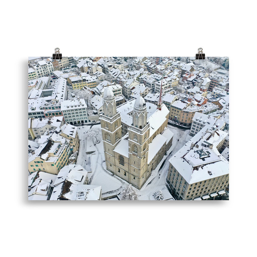 Thumbnail: Poster - Grossmünster, Zurich, Switzerland