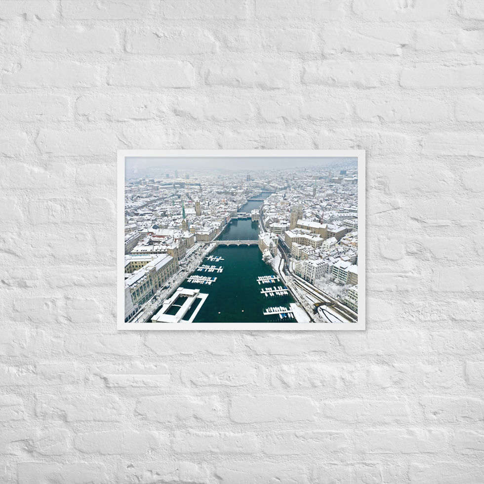 Thumbnail: Framed Poster - Limmat, Zurich, Switzerland