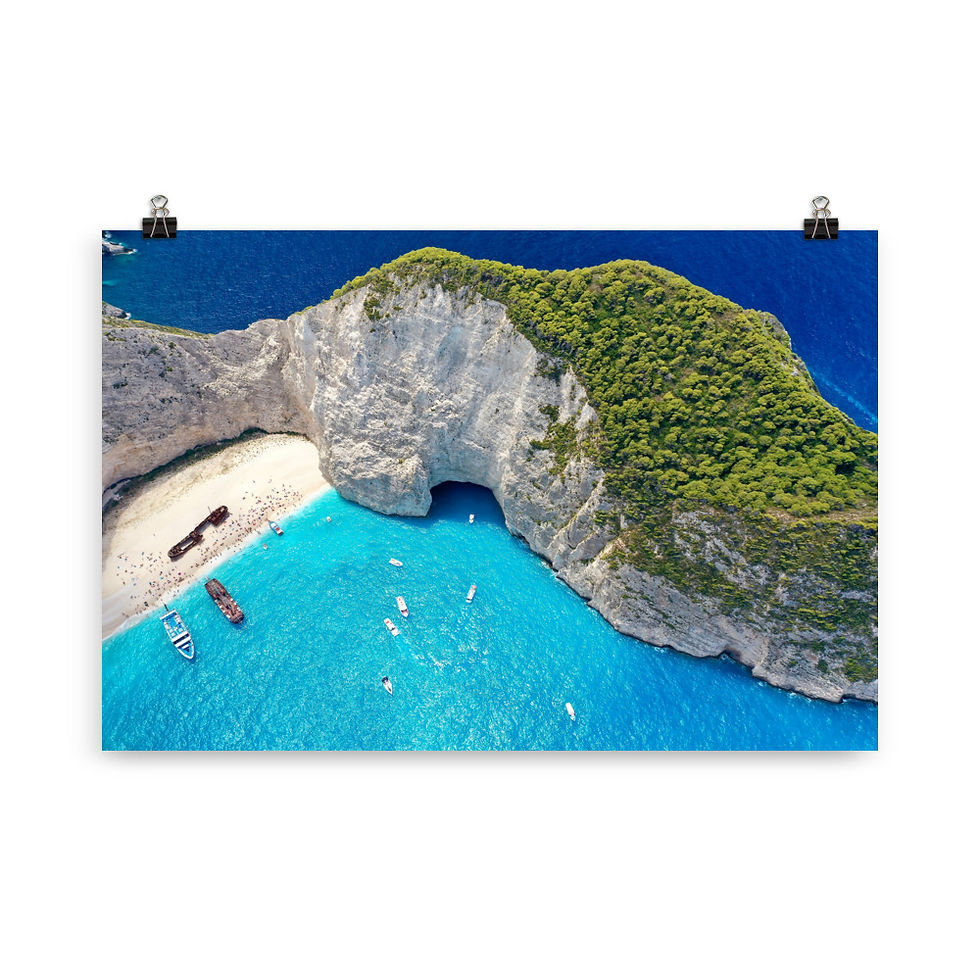 Thumbnail: Poster - Shipwreck Beach, Zakynthos, Greece