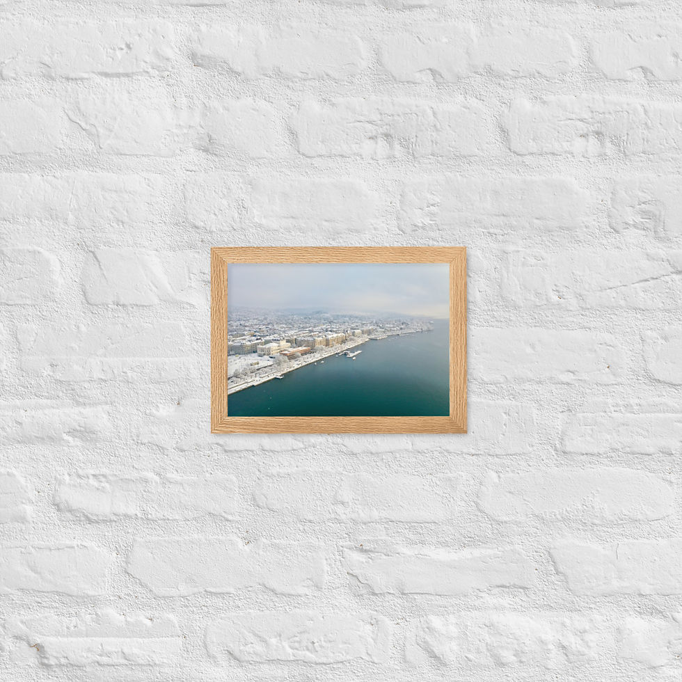 Thumbnail: Framed Poster - Utoquai, Zurich, Switzerland