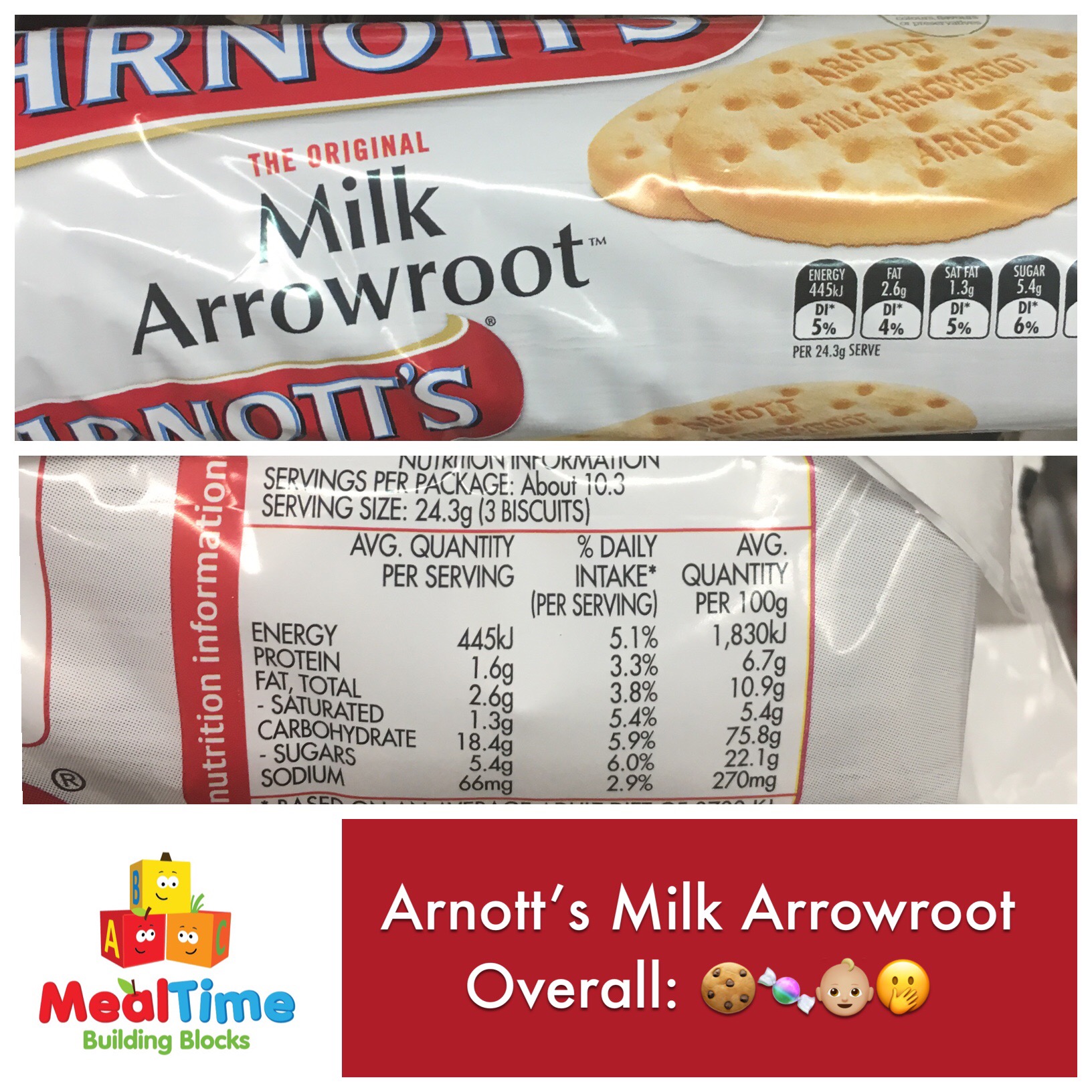 arrowroot biscuits