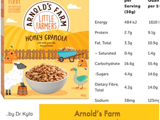 Chewsday Review- Arnold’s Farm Little Farmers Honey Granola