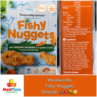 Chewsday Review- Woolworths Fishy Nuggets
