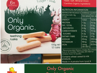 Chewsday Review- Only Organic Teething Rusks