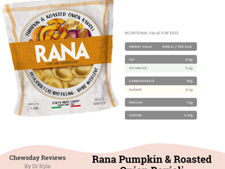 Chewsday Review - Rana Pumpkin & Roasted Onion Ravioli
