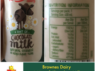 Chewsday Review- Brownes 'A Hint of...Chocolate Milk'
