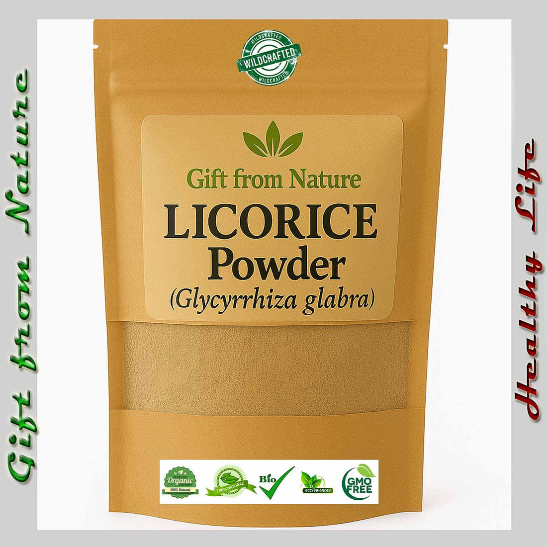LIQUORICE Powder Aromatic Gluten Free Tea ( Glycyrrhiza glabra l)