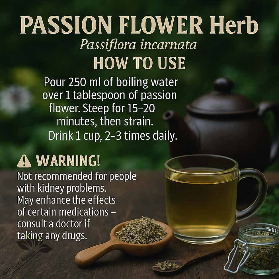 Thumbnail: PASSION FLOWER Herb Herbal Tea Blend Tea Sampler ( Passiflora incarnata)