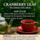 Thumbnail: CRANBERRY Leaf Bulk Restorative Tea  ( Vaccinium vitis idea)