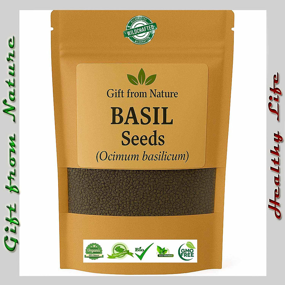 BASIL Seeds Spice Gourmet Blend Exotic Spices ( Ocimum basilicum), Eldira - Natural Herbal Remedy.