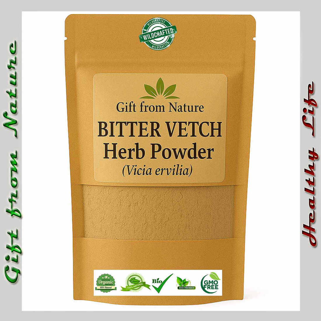 BITTER VETCH Powder Organic Herbs Wildcrafted ( Vicia ervilia)