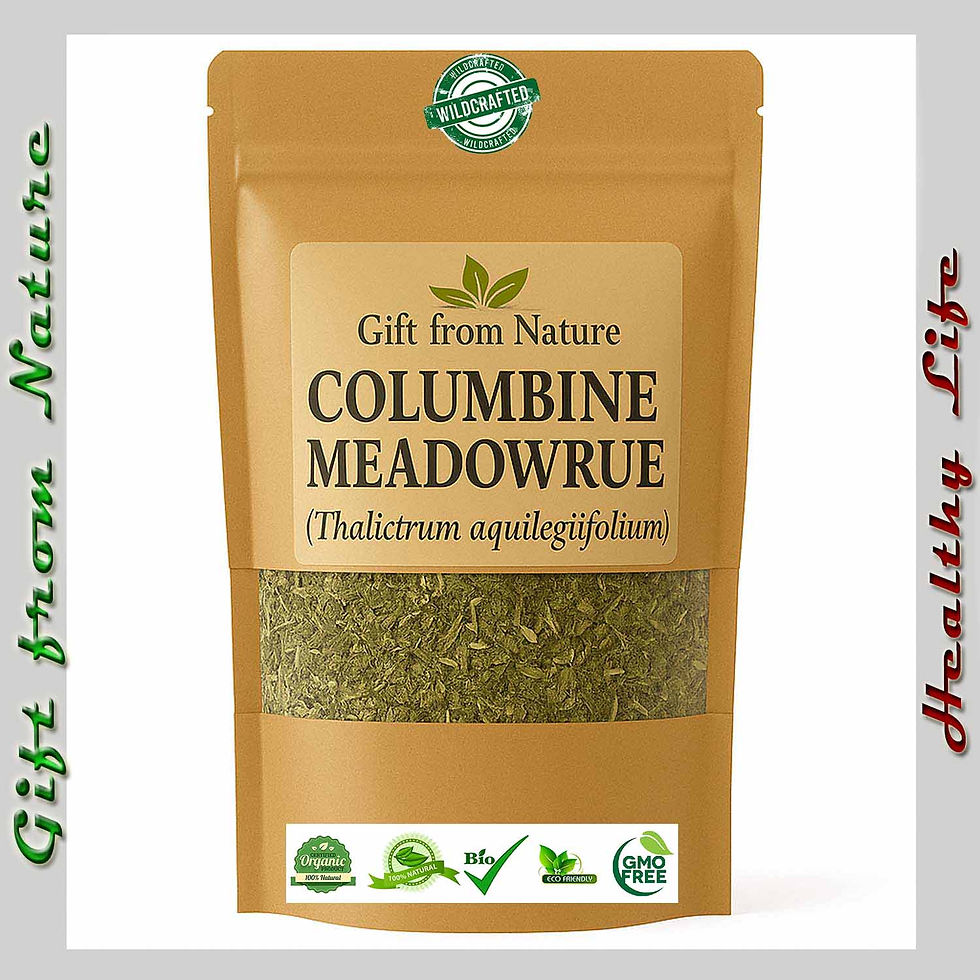 COLUMBINE MEADOWRUE Aromatic Herb Bulk ( Thalictrum aquilegii), Eldira - Natural Herbal Remedy.