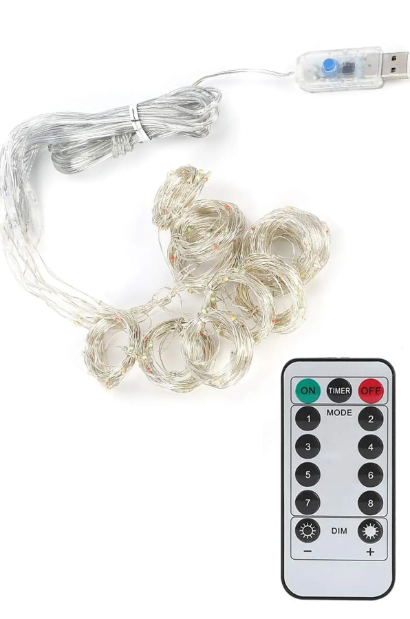 Peri Perde Led Uzaktan Kumandalı 3x3 Metre