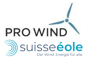 Verflechtungen von suisse éole mit Pro Wind Schweiz