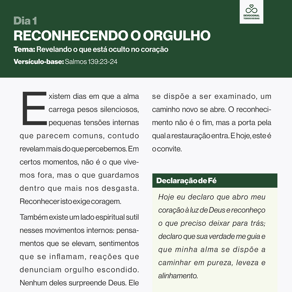 Vencendo o Orgulho - Trecho