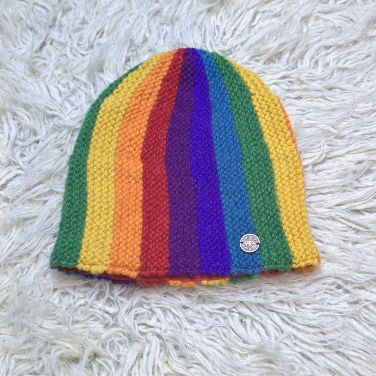 Black Yak Rainbow Slouch Beanie