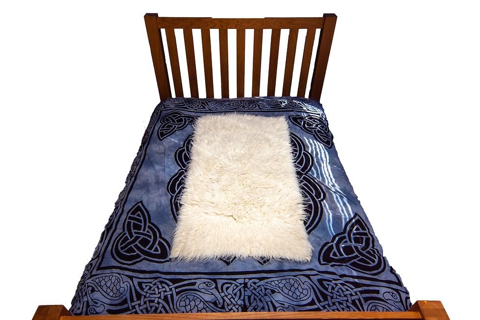 Thumbnail: Flokati Woven Woolen Rug 60x120 (Small)