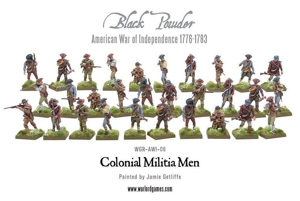 Thumbnail: American War of independence - Colonial Militia Men