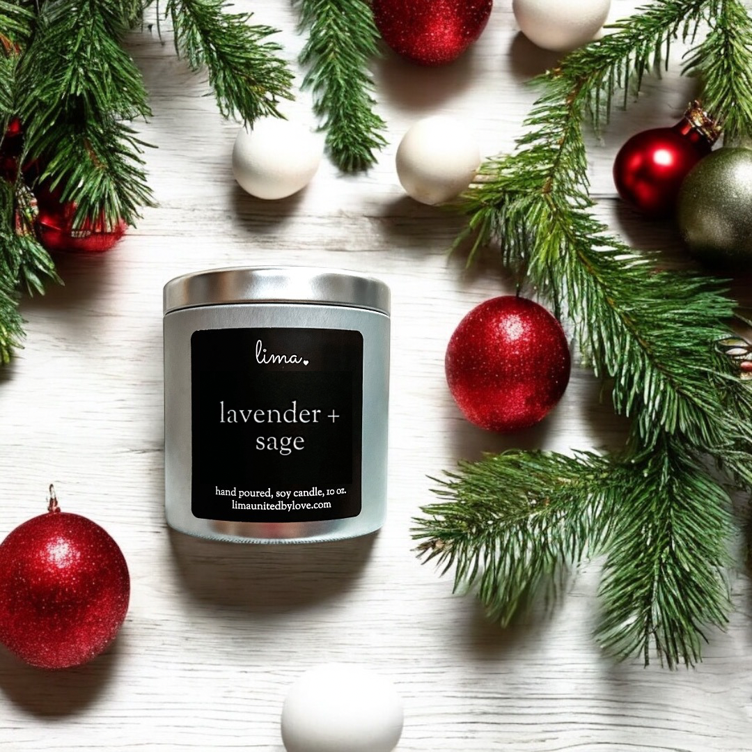 FHC Italy FUNDRAISER | silver tin | choose your scent  | 10oz.